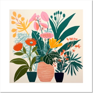 Botanical Bliss Radiant Blooms Posters and Art